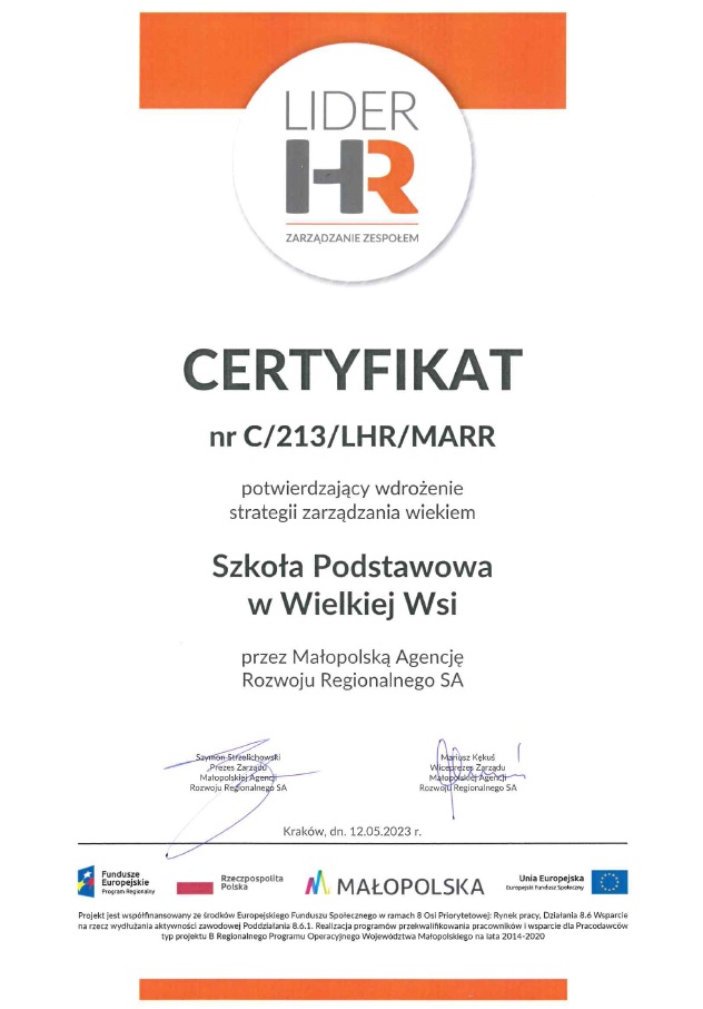 certyfikat
